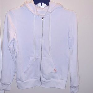 White sweatshirt hoodie